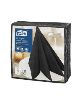 Guardanapos 39x39 1Fl Preto TORK Linstyle 50un