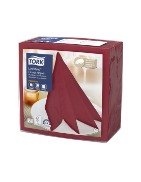 Guardanapos 39x39 1Fl Bordeaux TORK Linstyle TNT 50un