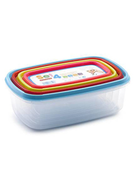Caixas Herméticas 250 a 1000ml 4un