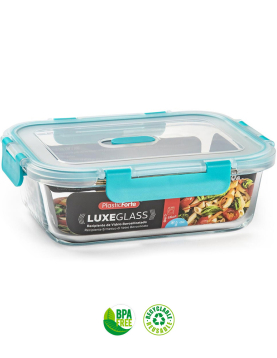 Caixa Hermética Vidro c/ Válvula Luxe 1,04L Sortido