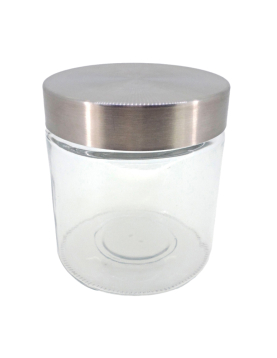 Frasco Vidro 700ml Tampa Metal