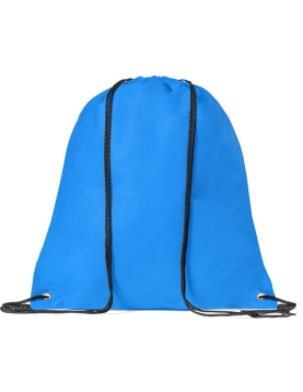 Saco Mochila Non-Woven 37x41cm com Ilhós Azul Claro