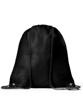 Saco Mochila Non-Woven 37x41cm com Ilhós Preto