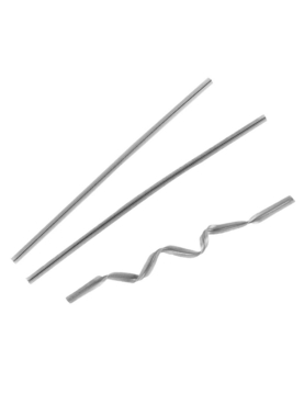 Fecho para Bolsa 9,5cm Prateado Metal 100un
