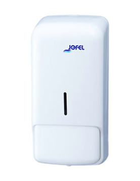 Saboneteira Recarga Plástico Azur Branco JOFEL 800ml