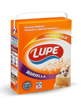 Detergente Pó Máquina Roupa Lupe Marselha 84 Doses 5,46Kg