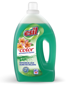 Detergente Líquido Máquina Roupa Esil Cores 40 Doses 3L