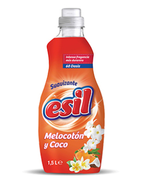 Amaciador Roupa Esil Pêssego e Coco 60 Doses 1,5L