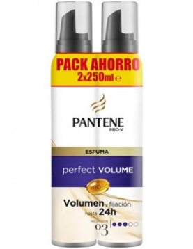 Espuma Cabelo Pantene Volume Perfeito Pack 2x250ml