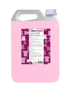 Amaciador Roupa Cleanspot Rosa 185 Doses 5L