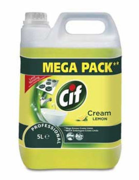 Creme Limpeza Limão Cif Professional 5L