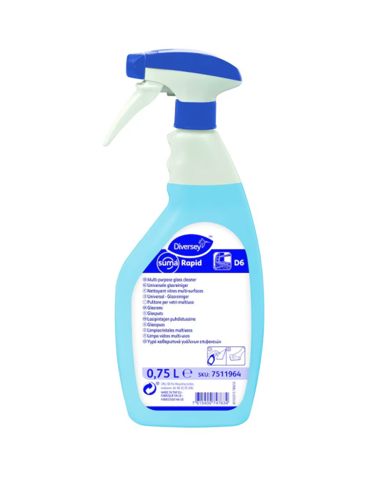 Limpa-vidros Suma Rapid D6 0,75L