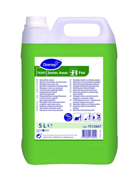 Detergente Pavimentos PH Neutro Jontec Asset F4D 5L