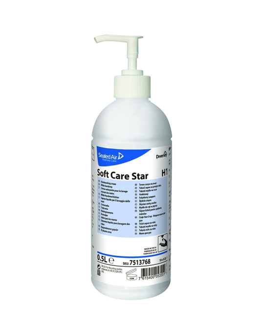 Sabonete Líquido Mãos Diversey Soft Care Star H1 - 500ml