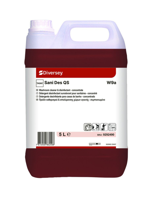 Detergente Desinfetante TASKI Sani Des QS W9a 5L