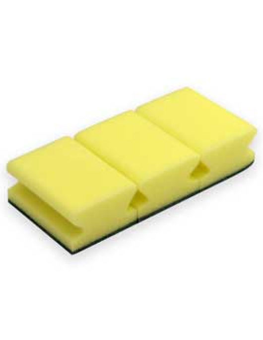 Esfregão Esponja Salva Unhas 9.5x7cm (Block Service) Pack3un