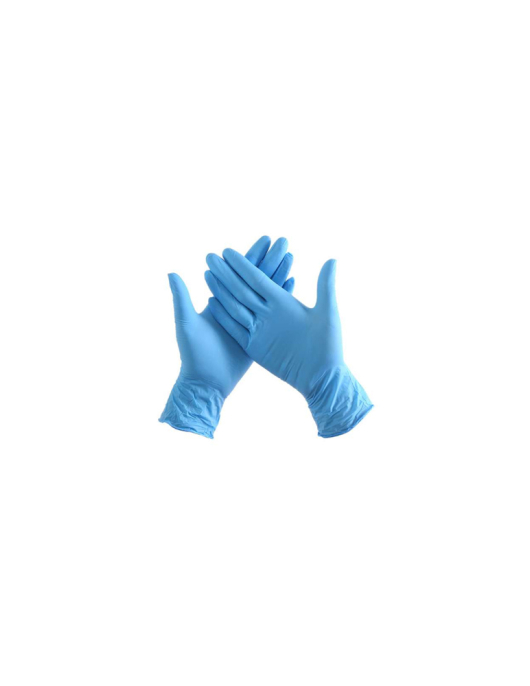 Luvas Nitrilo Tamanho S s/Pó Azul 100un