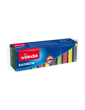 Esfregão Esponja Salva Unhas Vileda Rainbow 10un