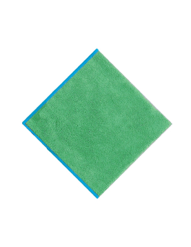 Pano Microfibra 40x40cm 300g Terry Verde Pack 5un
