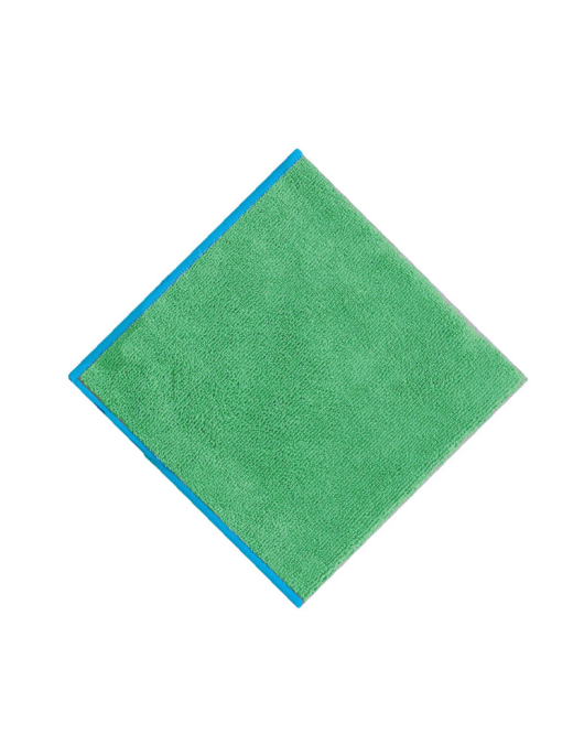 Pano Microfibra 40x40cm 300g Terry Verde Pack 5un