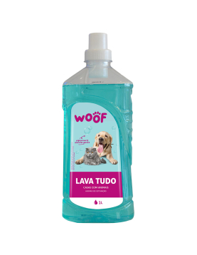 Detergente Lava Tudo Casas com Animais WOOF 1L