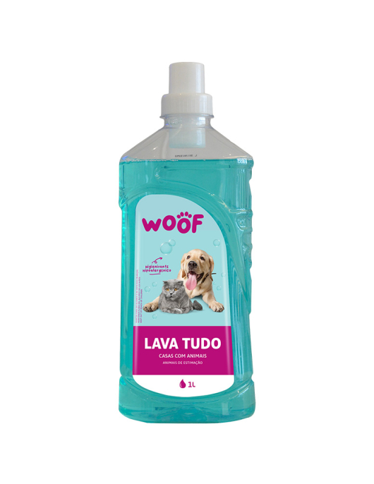 Detergente Lava Tudo Casas com Animais WOOF 1L