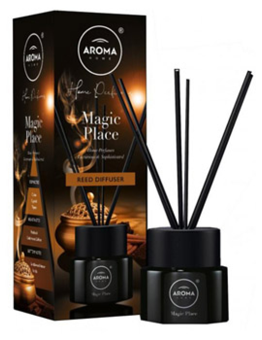 Ambientador Sticks Aroma Home Black S. Magic Place 100ml