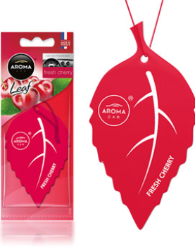 Ambientador Carro Aroma Car Leaf Fresh Cherry