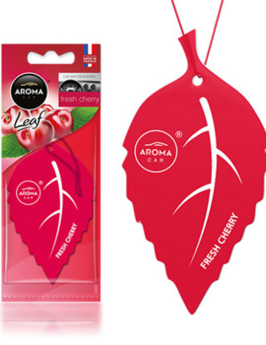 Ambientador Carro Aroma Car Leaf Fresh Cherry