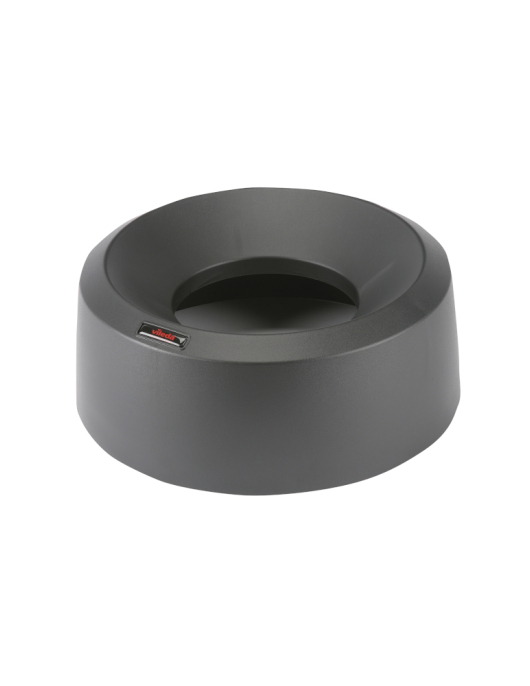 Tampa Funil Redonda Iris Preto para Balde 50L