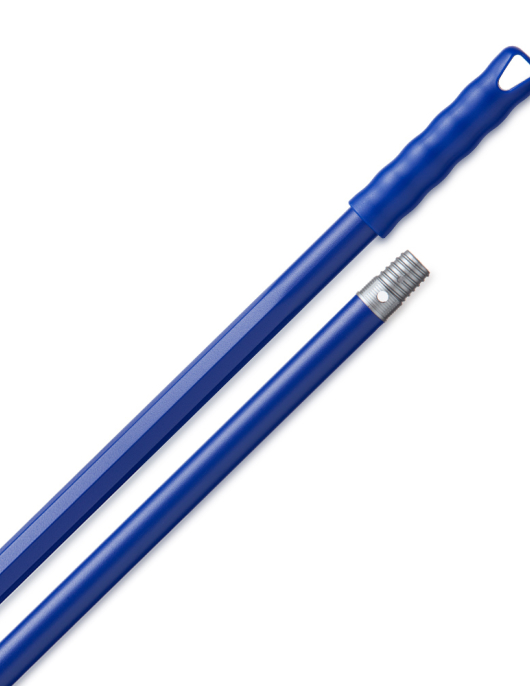 Cabo Esfregona/Vassoura/Mopa Alumínio Azul c/ Rosca 1.40m