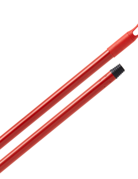 Cabo Metal Revestido Vermelho/Vermelho c/ Rosca 1.40m