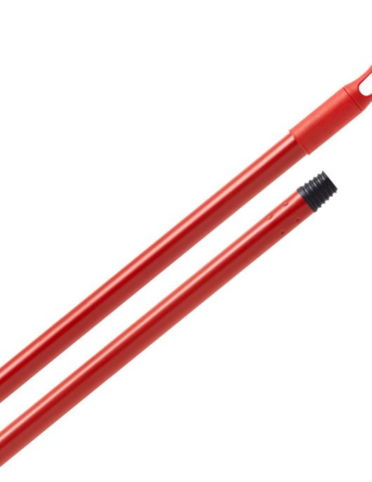 Cabo Metal Revestido Vermelho/Vermelho c/ Rosca 1.40m