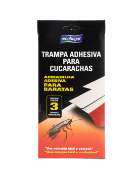 Armadilha Adesiva para Baratas 3un