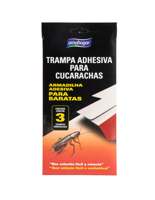 Armadilha Adesiva para Baratas 3un