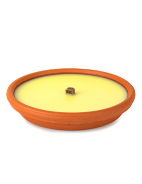 Vela Anti-Mosquitos Citronela Terracota 200gr