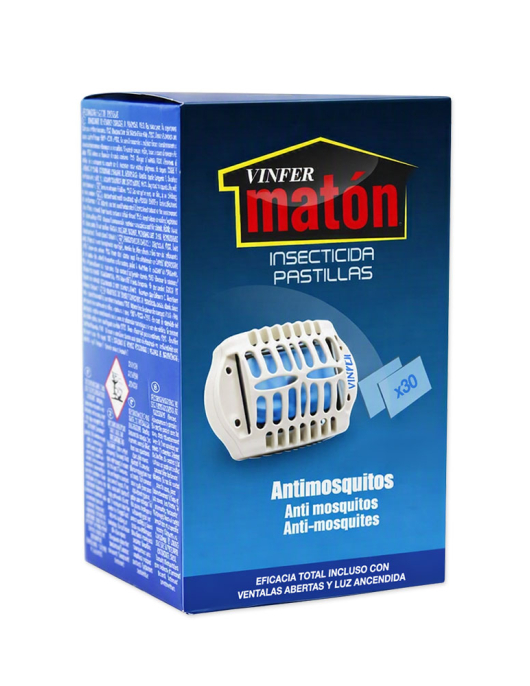 Inseticida Elétrico Recarga Anti-Mosquitos 30 Pastilhas