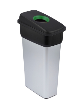 Contentor 70L Cinza/Preto Neo Ecosort com Tampa Verde