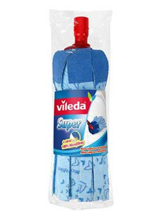 Recarga Esfregona Microfibras 100% Super Vileda