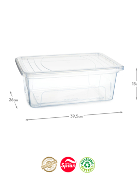 Caixa Plástico Easy 39,5x26x15cm 9,7L