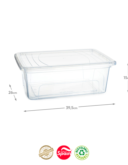 Caixa Plástico Easy 39,5x26x15cm 9,7L
