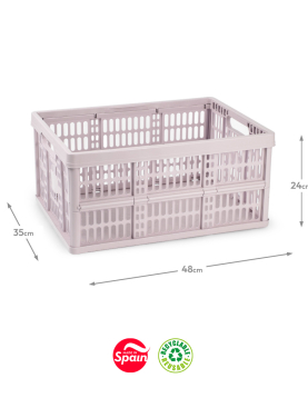 Caixa Dobrável Arrumação 48x35x24cm 32L Sortido