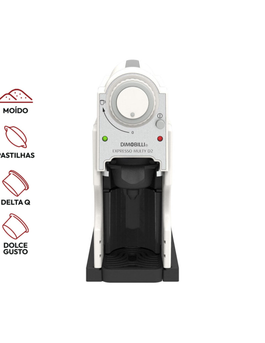 Máquina Café MULTI-CÁPSULAS 3 em 1 Dimobilli D2 Branca