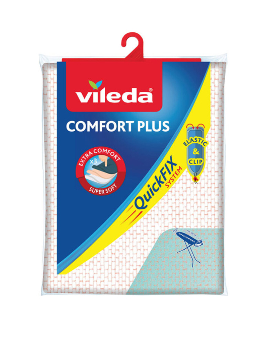 Capa Tábua de Engomar Vileda Comfort Plus Azul Quick Fix