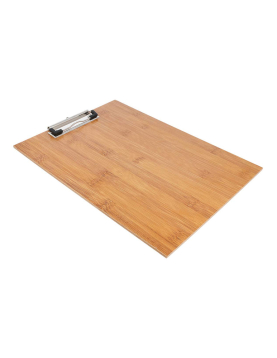 Porta Menus 22,9x31,8x0,4cm c/Clip Bambu 1un