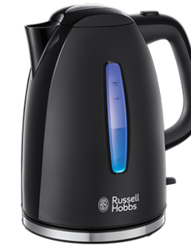 Jarro Elétrico Textures Plus Kettle RUSSELL HOBBS Preto