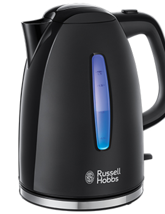 Jarro Elétrico Textures Plus Kettle RUSSELL HOBBS Preto