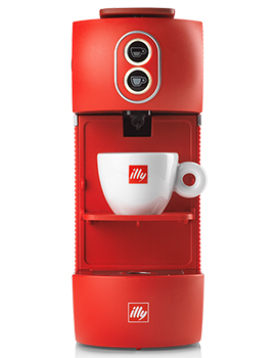 Máquina Café Pastilhas ILLY E.S.E Vermelho