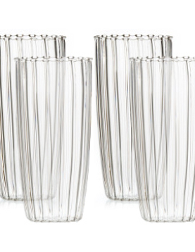 Copos Cristal para Chá Frio Conjunto 4 un