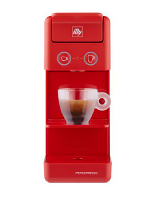Máquina Café Cápsulas ILLY Y3.3 Iperespresso Vermelho